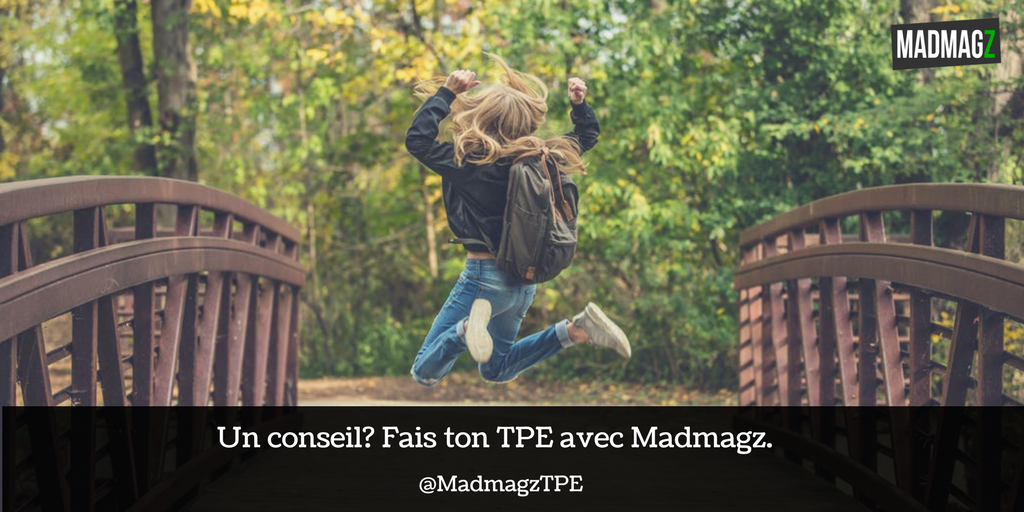 MadmagzTPE's tweet photo. [Conseil]:
Saviez-vous que les professeurs sont fans de productions originales pour les TPE?😉
#MardiConseil #TPE #lycee #bonnenote 
@Conseilexamen https://t.co/e5Mmq4Sm6R