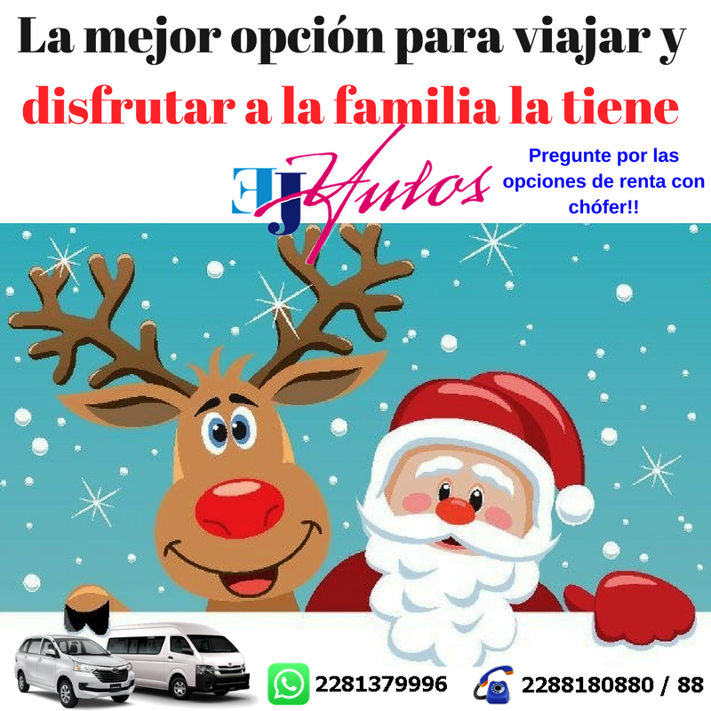 ejyautos's tweet photo. #CosasQueDuranPoco las #vacacionesdecembrinas por eso voy a aprovechar que en @ejyautos encuentro las mejores opciones para mi #paseo ya que me ofrecen #rentadeautos #rentadecamionetas #conchofer #sinchofer #xalapa #veracruz #menorprecio #mejoreservicios #compáranosyverás https://t.co/SX32SRHbKd