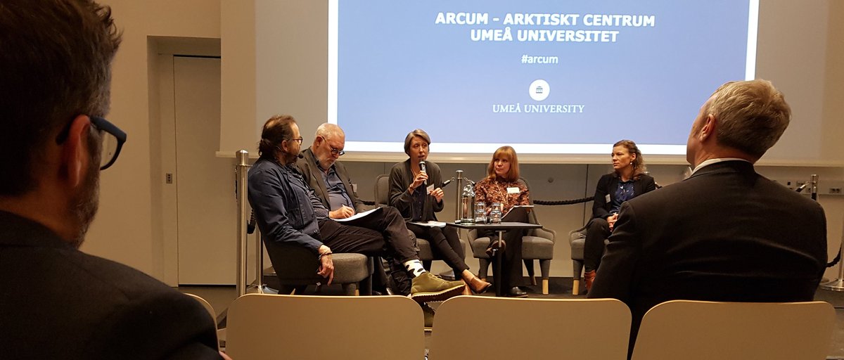 MistraArctic's tweet photo. Domstolsbeslut är fragment av verkligheten, våra politiker måste klargöra vad som gäller: Malin Brännström på Umeå Arctic Forum. #umu #arcum https://t.co/oLIhs8v4EL