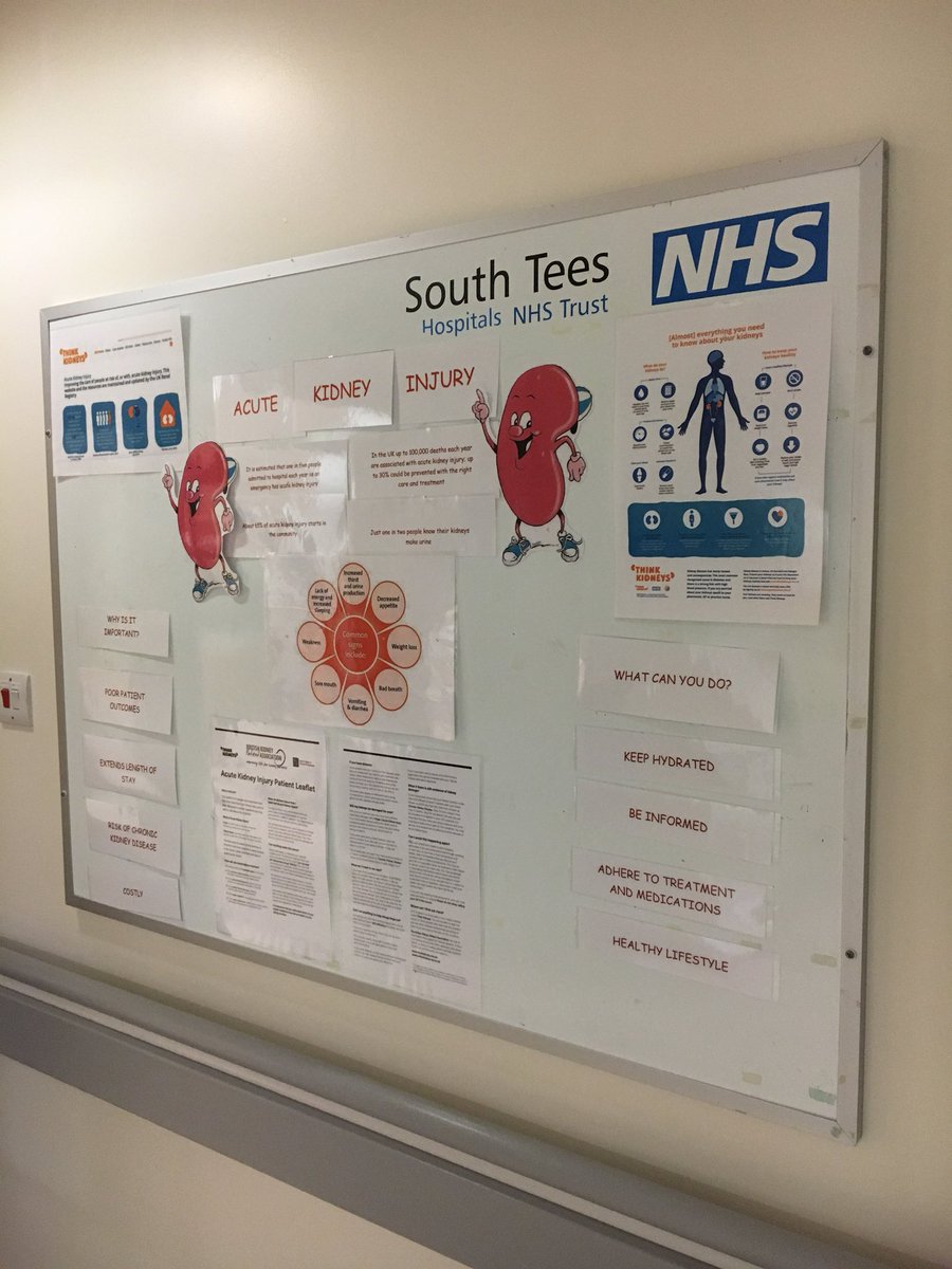 Well done ward 25! AKI aware for their Trauma/Ortho patients #AKI #support #patientsafety <a href="/rgnclaire1/">Claire Davies</a> <a href="/SouthTees/">South Tees Hospitals</a> <a href="/RenalJCUH/">JCUH Renal Services</a>