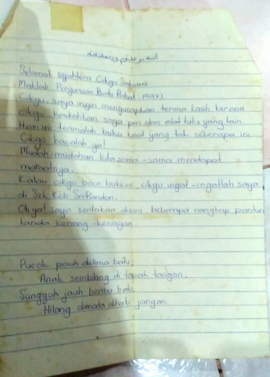 bucangg's tweet photo. Assalamualaikum W.B.T

Mohon jasa baik warga Twitter bantu aku gembirakan mak aku.
🙏🙏🙏🙏😭 https://t.co/lHkIncqh5n
