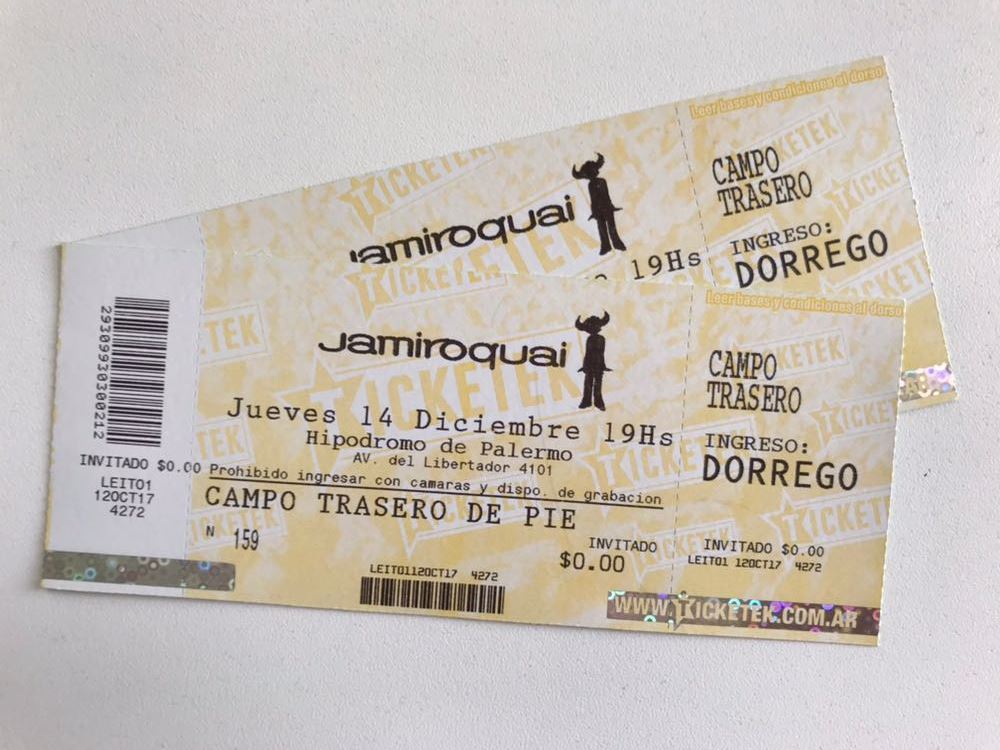 ¿Quién quiere ir a ver a <a href="/JamiroquaiHQ/">Jamiroquai</a> este jueves? Tengo 2 entradas! 😉 Seguime + hacé RT y ya estás participando 🙌 Gracias <a href="/Banco_Patagonia/">Banco Patagonia</a>!