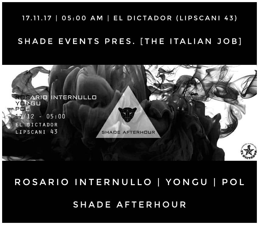 djyongu's tweet image. I can&apos;t wait to play sunday morning @ Shade Afterhour alongside my friend PoL and Rosario Internullo. See you there! #YONGU #ShadeEvents #AfterHours #AfterParty