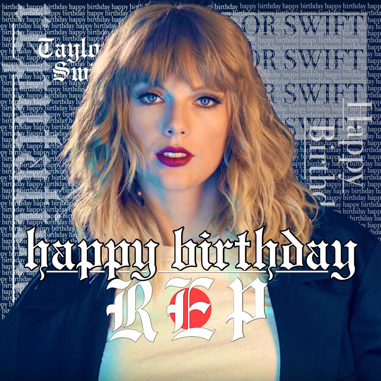 Taylor Swift Happy birthday                      