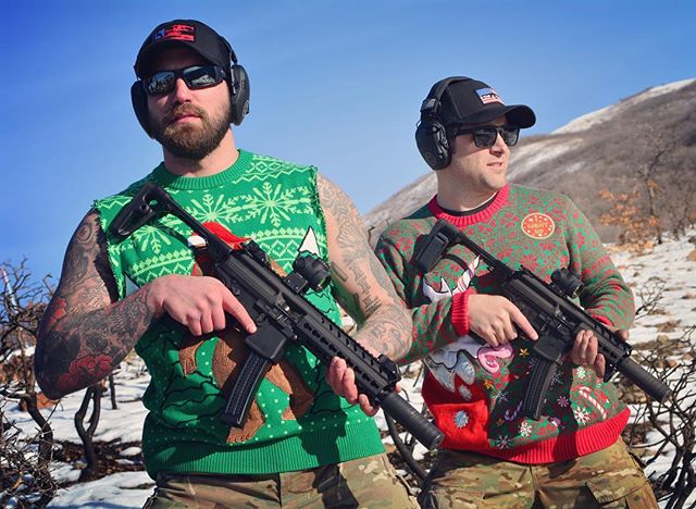 Assault Rifle Ugly Christmas Sweater Assault Rifle Ugly Christmas Sweater