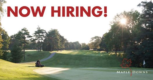 #NowHiring Assistant in Training for our Greens Department Team.  For more details visit mapledowns.com/currentopportu….