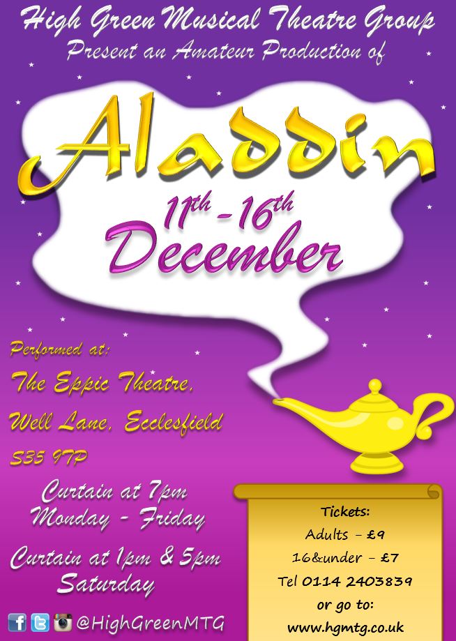 titomedialtd's tweet photo. Tito's #Whatson section includes some great #suggestions for the #Christmas   month! #Sheffield's feature includes the amazing #Aladdin musical at @HighGreenMTG - The show will be taking place from the 11th - 16th of Dec.  @whatsonsheff @sheffevents_ace @whatson4meyorks #theatre https://t.co/kSUViEaEGA