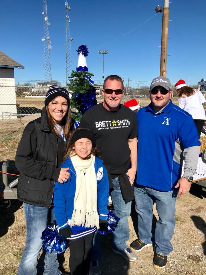 Busy weekend at the Tom Bean, Howe, &amp; my hometown, Van Alstyne, parades. So much Christmas spirit in these communities. Threw a little “workhorse confetti” &amp; passed out candy canes. There’s just something about a small town parade!