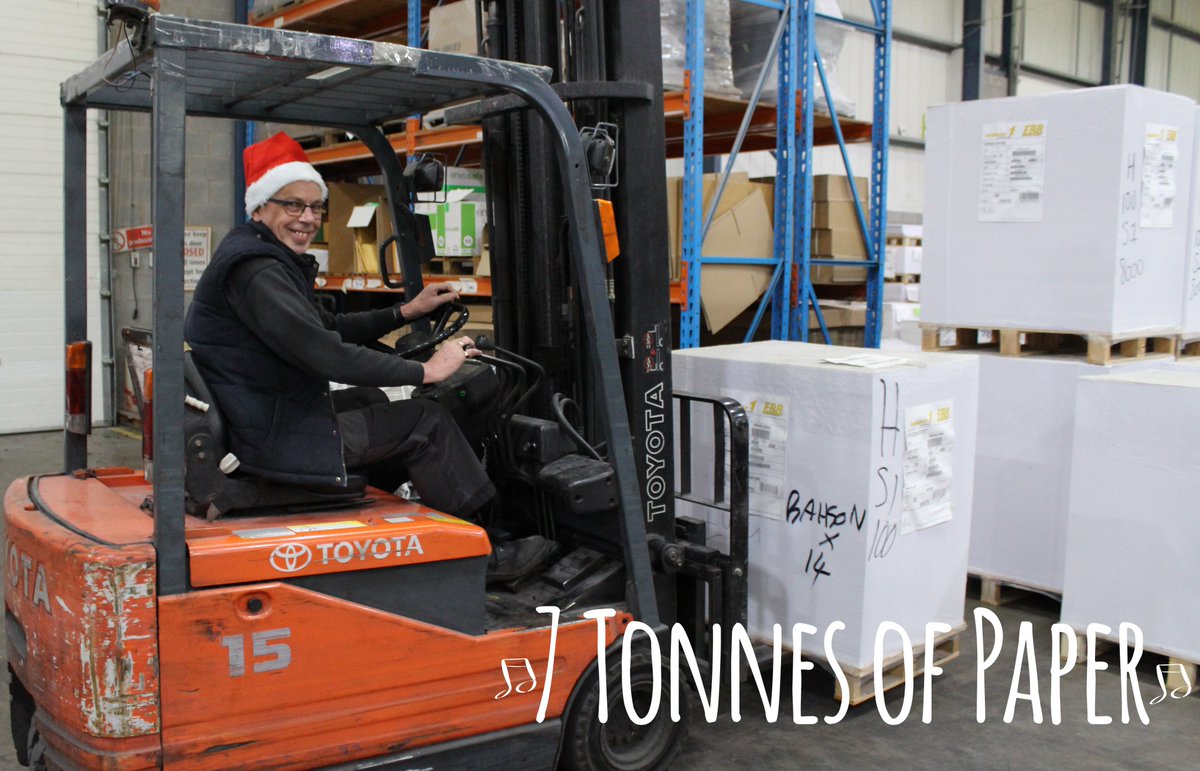 On the seventh day of Christmas, my true love sent to me: 

7 tonnes of paper. 

At Bahson, we use TONNES of paper. We are FSC accredited which means we have our own chain of custody on the paper we buy which comes from sustainable sources. #12daysofbahson #FSC #printing #paper