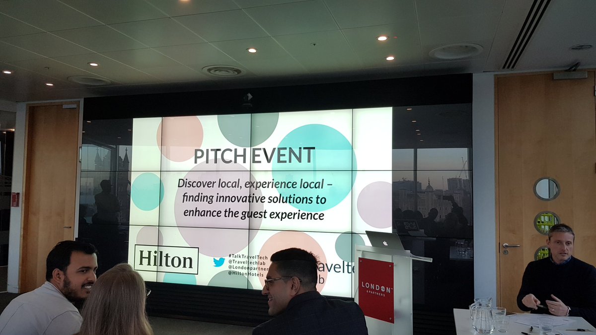ibookedin (@ibookedin) on Twitter photo Hilton Pitch Event about to start. Excited to hear about new tech. Good luck people!
<a href="/traveltechlab/">Traveltech Lab</a> <a href="/HiltonHotels/">Hilton Hotels</a> <a href="/londonpartners/">London & Partners</a> Hilton Pitch Event about to start. Excited to hear about new tech. Good luck people!
<a href="/traveltechlab/">Traveltech Lab</a> <a href="/HiltonHotels/">Hilton Hotels</a> <a href="/londonpartners/">London & Partners</a>