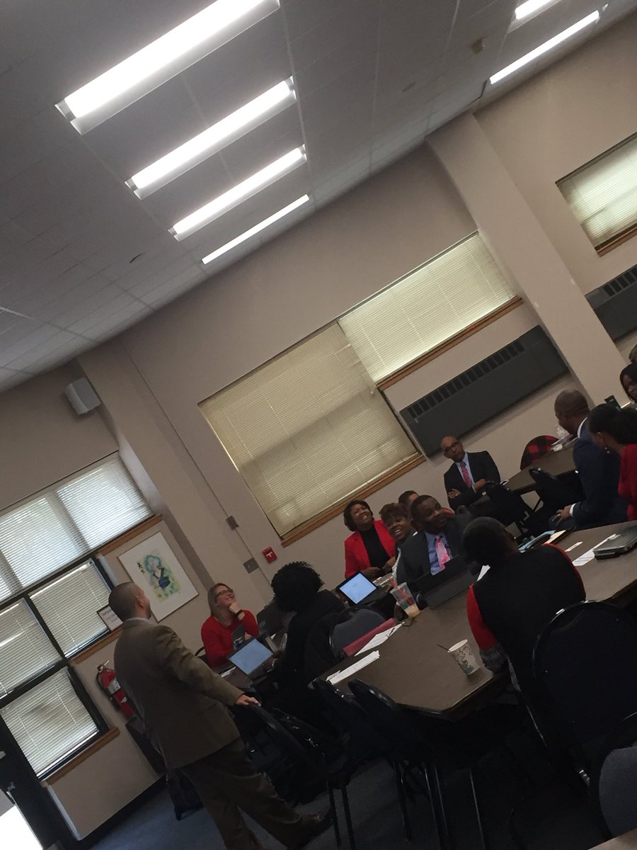 DPS Principals participate in “un conference” sessions during December’s Leadership Meeting.