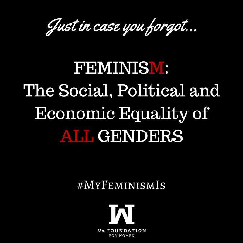 msfoundation's tweet image. What is #feminism? It’s @MerriamWebster’s #WordOfTheYear! Tell us what your feminism looks like #MyFeminismIs