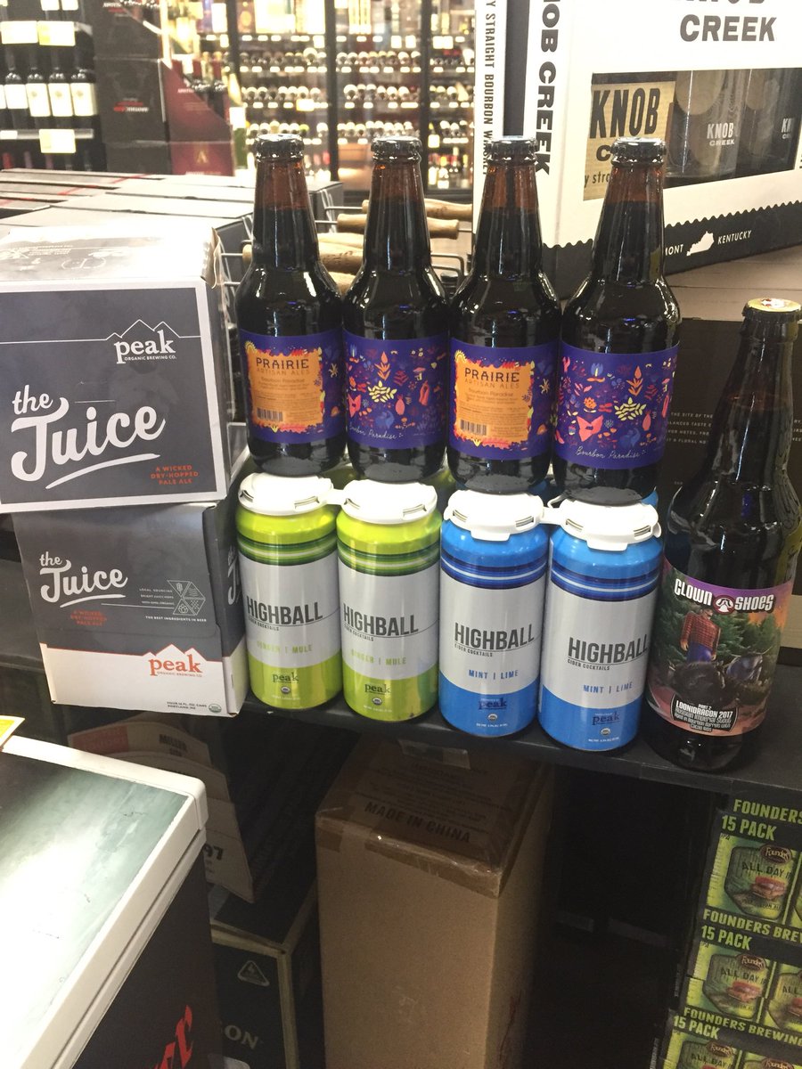 TopTenSLP's tweet image. New Cider Cocktails from @PeakBrewing . Mule &amp;amp; Mojito options, The Juice Pale Ale #unfiltered #hazy #nepaleale New 2017 @clownshoesbeer Loonidragon, and more @prairieales Bourbon Paradise. No limits on any pictured.