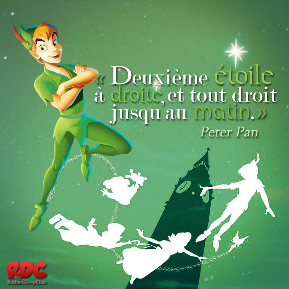 Radio Disney Club Le 18 Decembre 1953 Peter Pan Se Devoile Sur Les Ecrans Francais Qu Elle Est Votre Citation Preferee De Peter Pan Radio Disney Club Le 18 Decembre 1953 Peter Pan Se Devoile Sur Les Ecrans Francais Qu Elle Est Votre Citation Preferee De Peter Pan