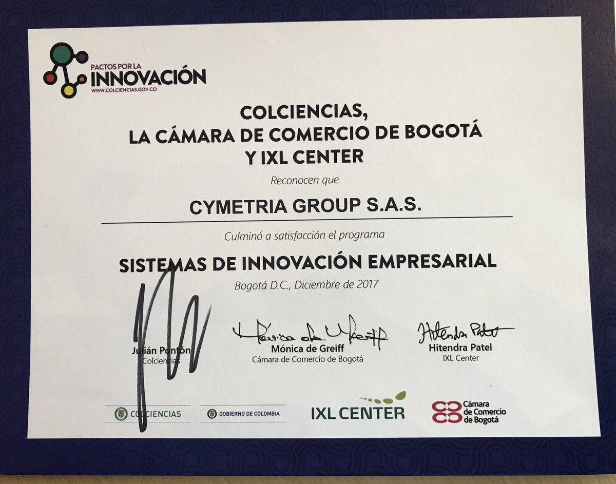 arystaCO's tweet photo. CYMETRIA empresa propietaria de Arysta, ha logrado la certificación en Gestión de Innovación. Seguimos creciendo y apostando al futuro. https://t.co/25sQfTiFgX