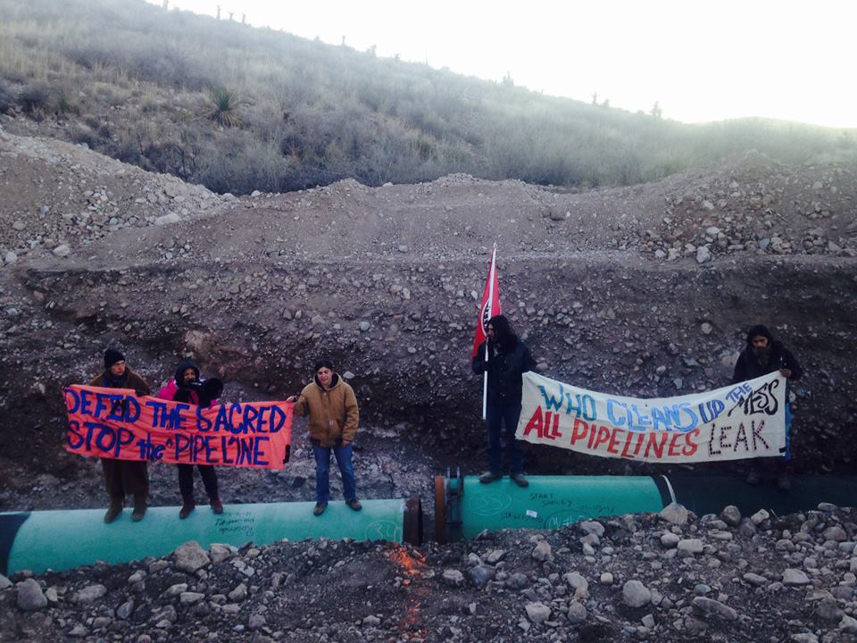 RNahuel_XXI's tweet photo. Tomorrow a few of the #WaterProtectors from #TwoRiversCamp will be going to court for felony charges given for peaceful direct action in protest of the #TransPecosPipeline in #WestTexas, fighting to save the sacred land, air, water, sacred sites. https://t.co/EHvYJlWb9L