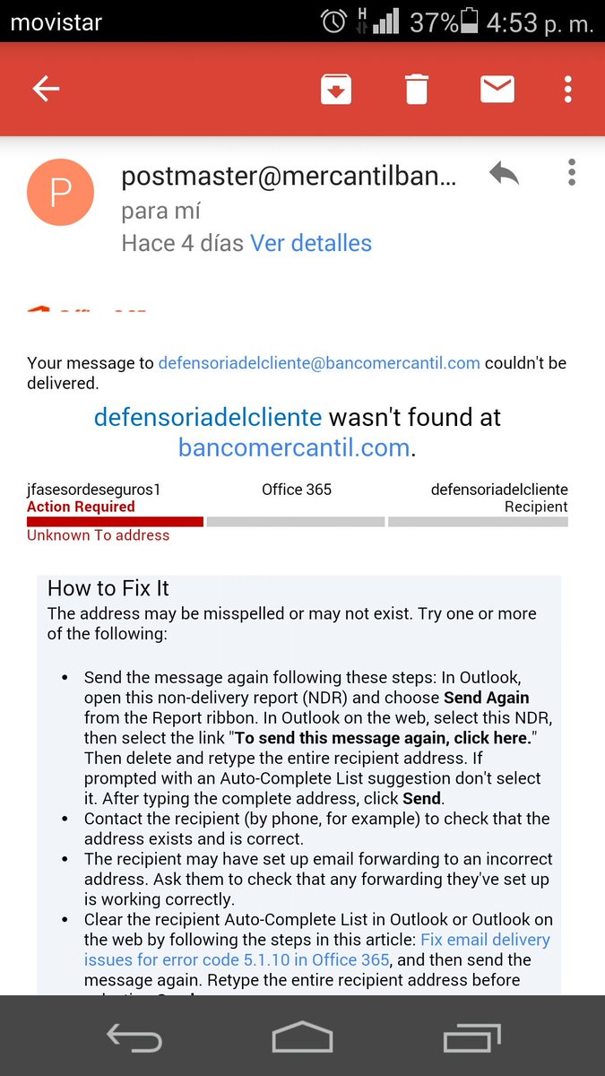 _chucho30_'s tweet photo. @MercantilBanco buenas tardes Sres, ahora me envían a enviar  un correo y llamar a un número que no existe, con tal de no cancelar los 2.283.000 que me quitaron desde el 1/11/2017, y soportando la documentación requerida, eso es una falta de seriedad https://t.co/oIawHMOZr1