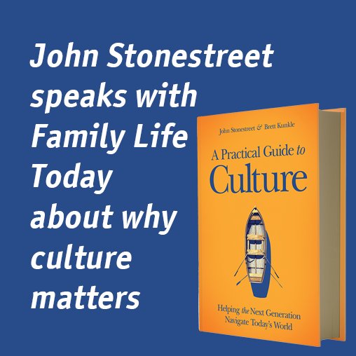 ColsonCenter's tweet photo. #JohnStonestreet talks with #FamilyLife about why #culture matters. #APracticalGuideToCulture https://t.co/ktvfRURiyA https://t.co/xJU2jkpCZU