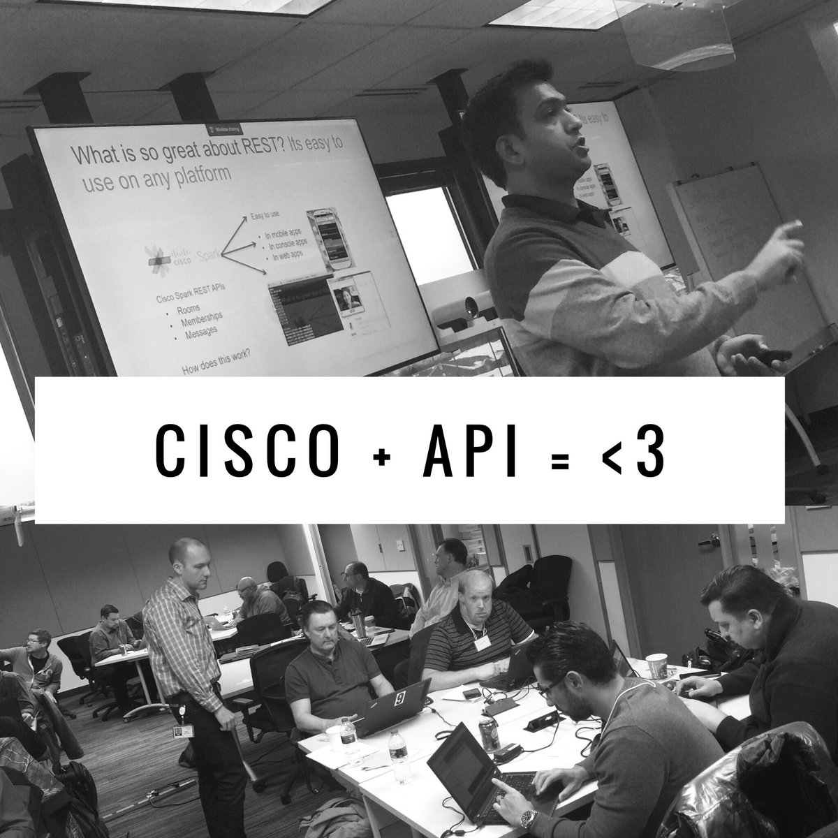 No time to REST. These networking engineers are fast to learn #DevNet <a href="/CiscoDevNet/">Cisco DevNet</a> with #CiscoSE <a href="/mattgalazka/">Matt Galazka</a> <a href="/anrodman/">Andrew Rodman</a> <a href="/mjbruder/">Mike Bruder</a>