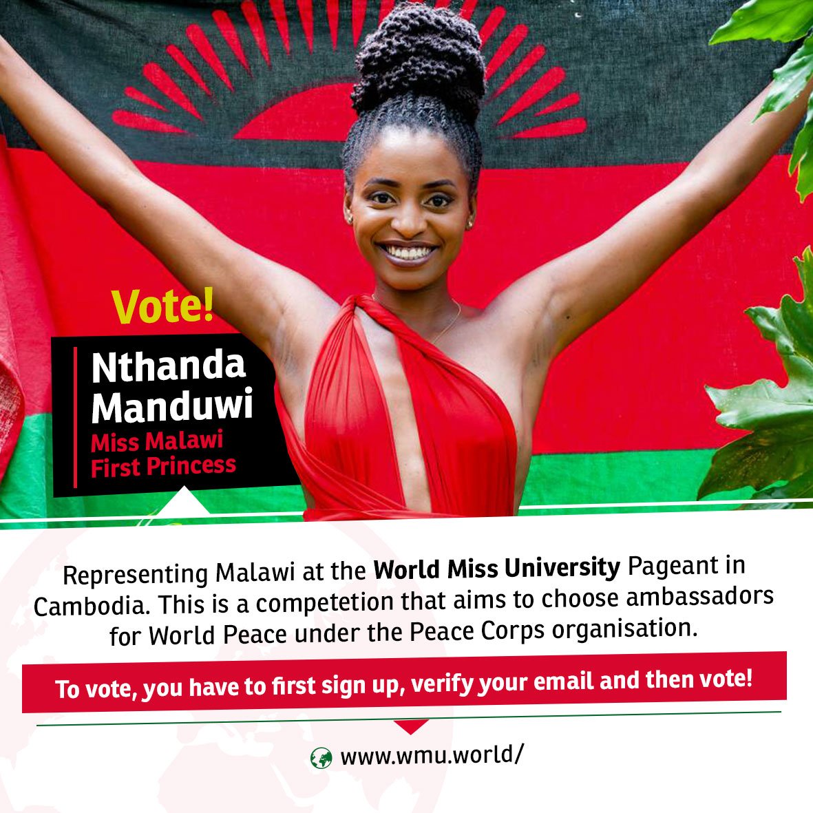 SquareDORITO_'s tweet photo. Some recent work for Nthanda's World Miss University campaign🎨 vote for her by following https://t.co/XL8Oi0d4H0 https://t.co/I9IpOLTC8Z