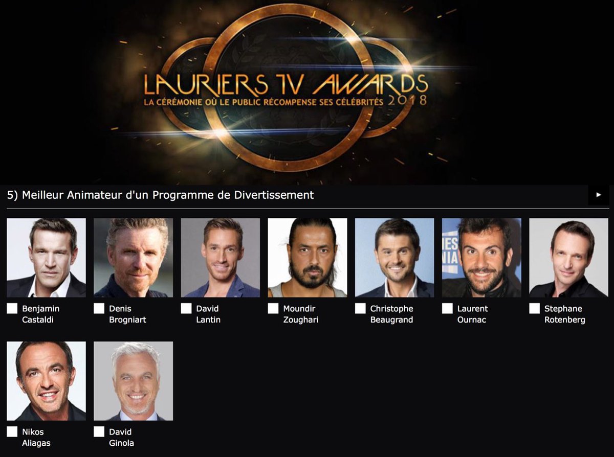 DLantin's tweet photo. Grâce à vos très nombreux votes, me voici en finale de la Catégorie "Meilleur Animateur d'un Programme de Divertissement" des Lauriers TV Awards 2018 ! Merci les ami(e)s ! Puis-je peux compter à nouveau sur vous pour gagner ce prix ensemble ?! 🙏Vote ici : https://t.co/YW9OlV2jfG https://t.co/CZpFKVJOXH