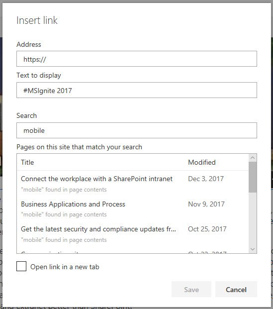 SharePoint's tweet image. ROLL OUT UPDATE
Text web part updates - new rich-text editing (RTE) for #SharePoint pages &amp;amp; news articles; at 100% Targeted Release #Office365 customers
#fontcolor #highlightcolor #inserttable #indent #strikethrough #linktopage #addalink #fontstylesize #followtheellipsis