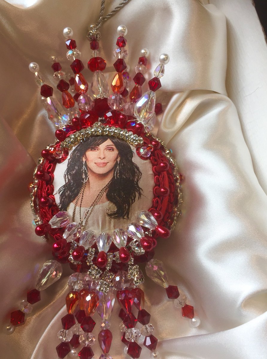 When your neighbor knows your a huge <a href="/cher/">Cher</a> fan. #divachristmas #goddessofpop