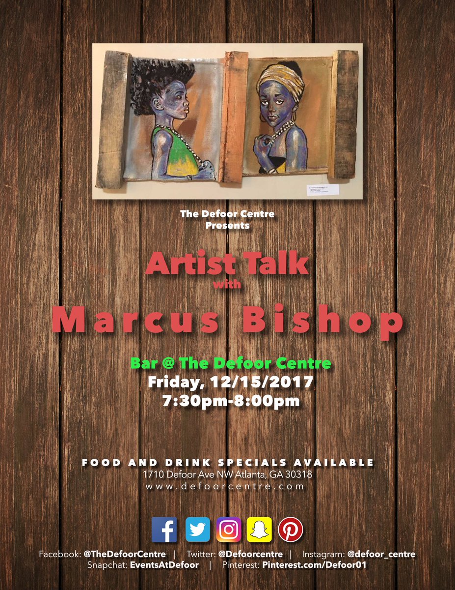 We are hosting an artist talk with Marcus Bishop this Friday 12/15 from 7:30pm-8:00pm! Come support a local artist and enjoy food and drinks from our cafe and bar 🧀🍷 RSVP on Eventbrite! eventbrite.com/e/vibe-tickets… #atlantaart #atl #marcusbishop #openmicnight #hookahlounge