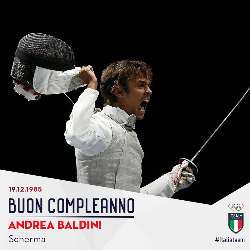 Urliamo di gioia è il compleanno del fiorettista azzurro <a href="/baldiniandrea/">andrea baldini</a>! Auguriiii 🎂🤺 #HappyBday #ItaliaTeam <a href="/Federscherma/">Federscherma</a>