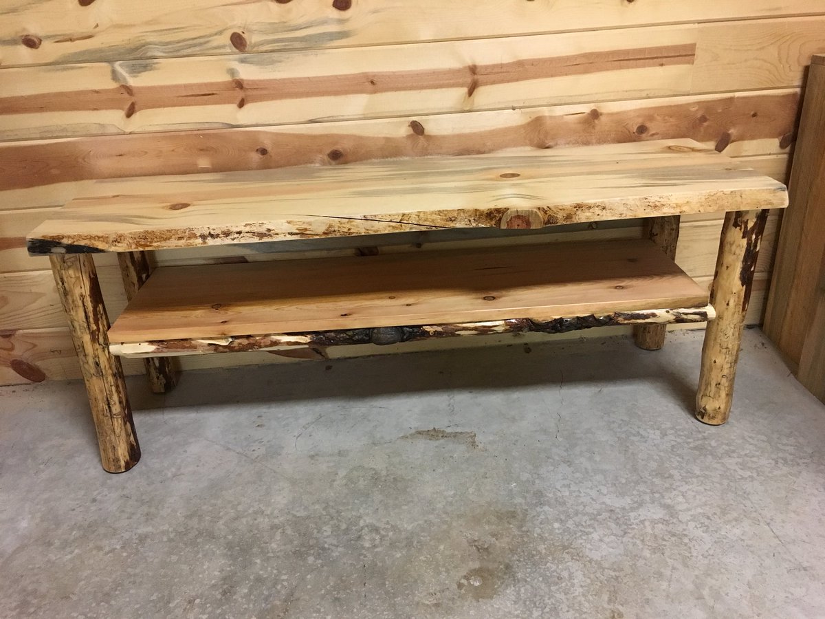 Oregon Log Furniture On Twitter Rusticlog Logtvstand Orlog1