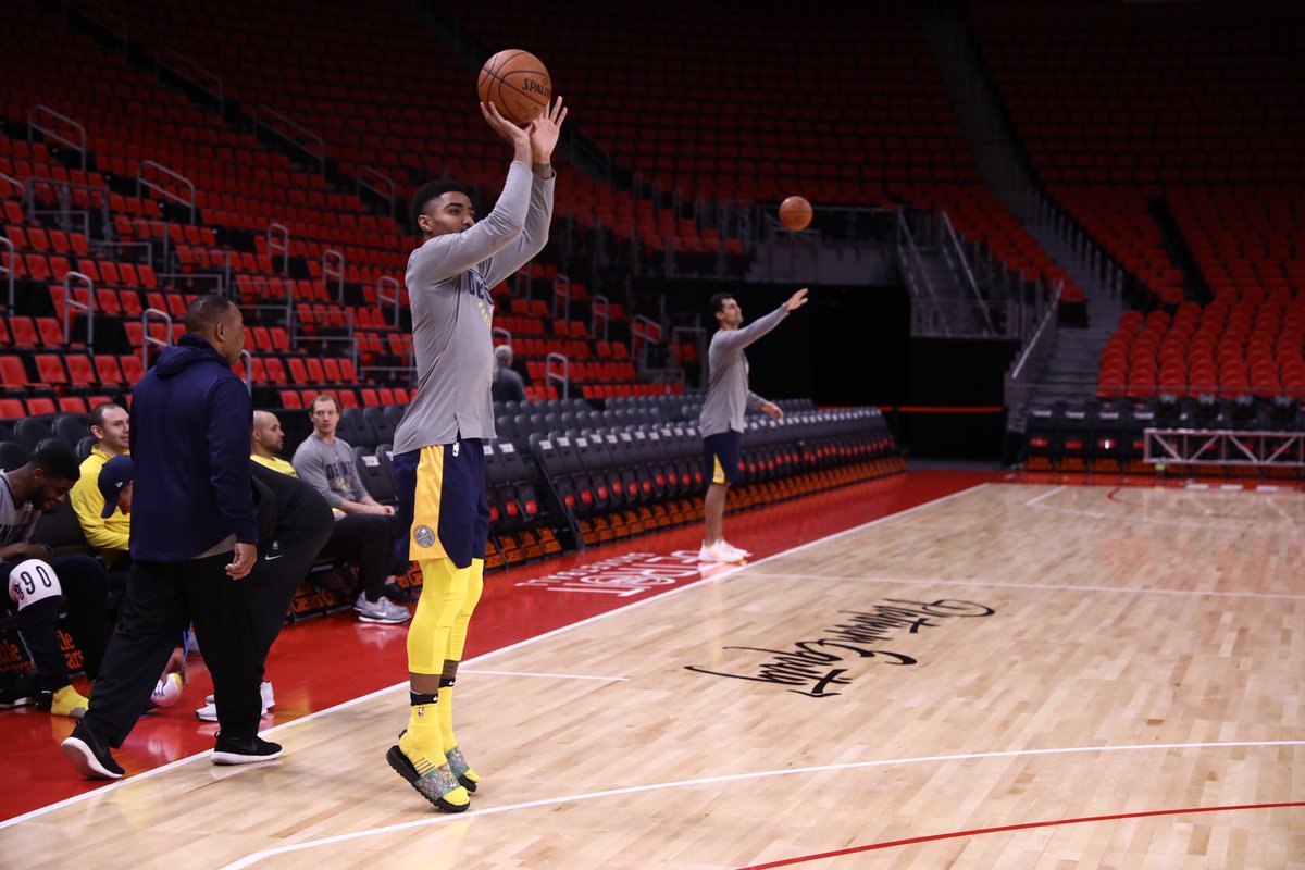 nuggets's tweet photo. footwear is optional https://t.co/bwc2b8Cc9R