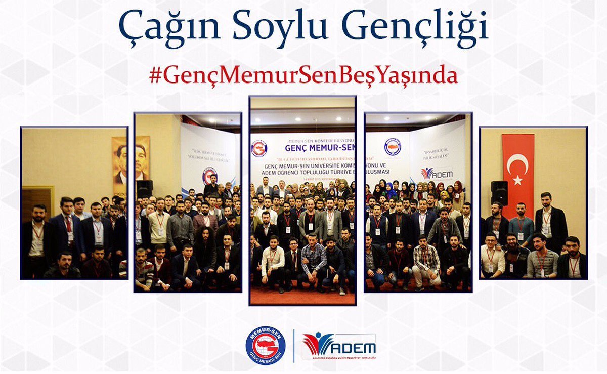 İlim,irfan,hikmet yolunda şuurlu ve aksiyoner gençlik #GençMemurSenBeşyaşında