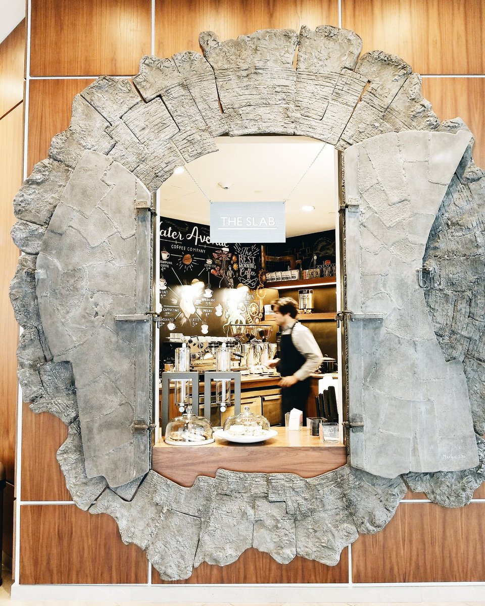 It's a great morning Downtown to stop by <a href="/theslabpdx/">The Slab PDX</a> in the lobby of the AC for a hot coffee or cider #achotel #achotels #achotelpdx <a href="/wateravecoffee/">Water Avenue Coffee</a>