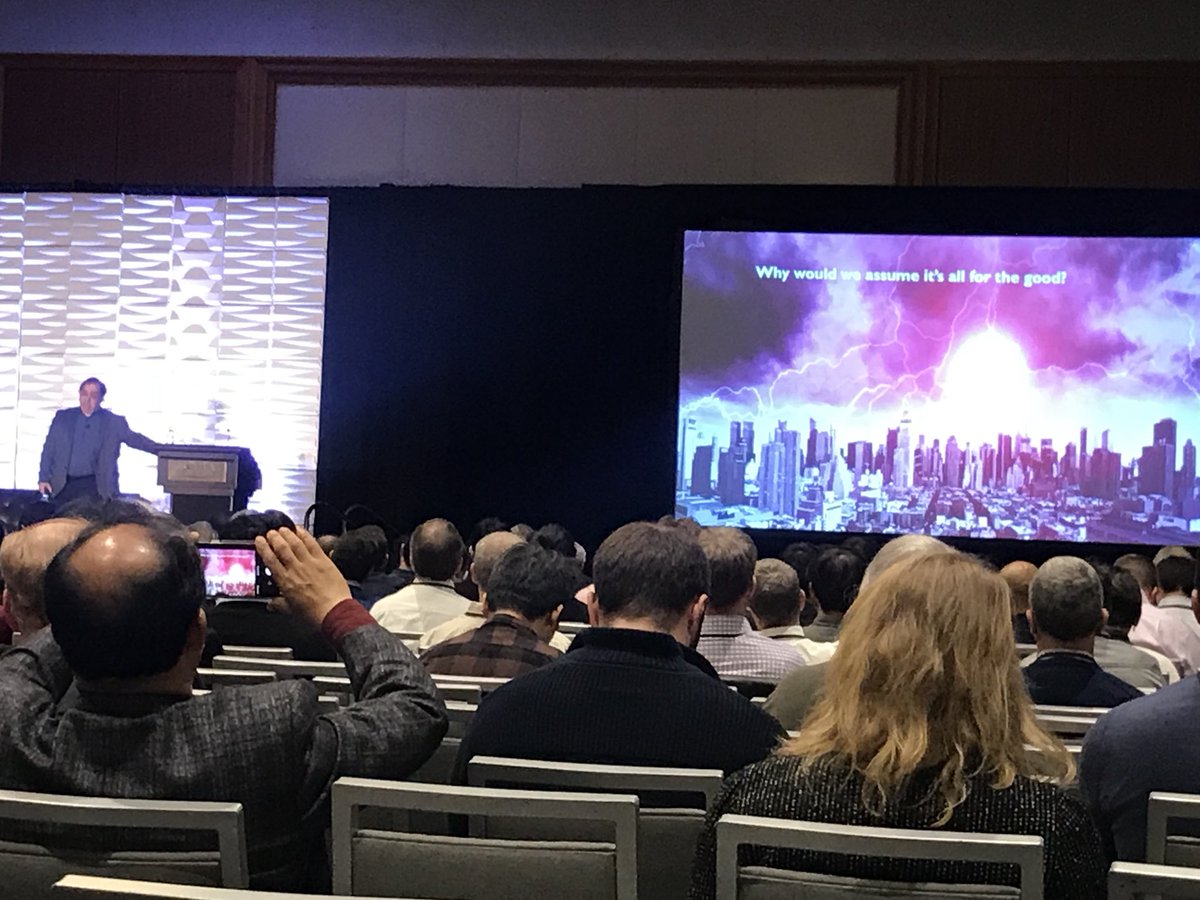 abcahn's tweet photo. Up in Boston for #aiworld are the robots taking over??? https://t.co/Cj0yDgEuTq