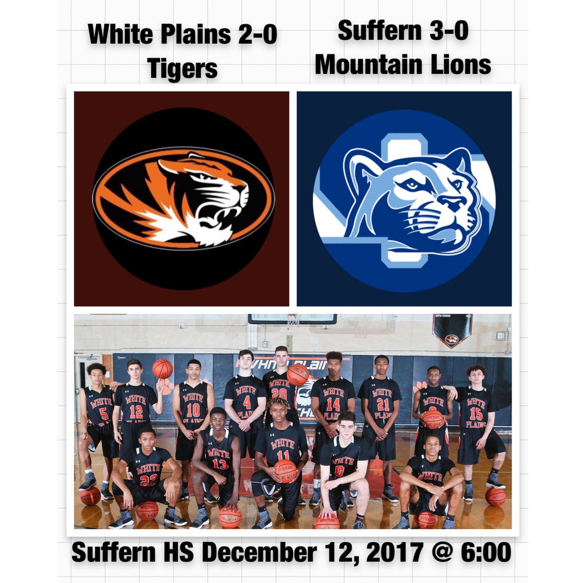 Wadoo's tweet photo. #WPAllDay #WPTigerPride @milesh25 Game day. Tigers cross the river to battle the Suffern Mountaineers https://t.co/aDkYmOTKtt