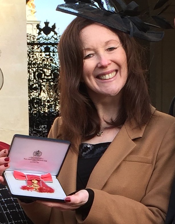 So it's official... Proud scenes at Buckingham Palace today as Dr <a href="/juliegreeves/">Julie Greeves OBE - 🏴󠁧󠁢󠁷󠁬󠁳󠁿</a> OBE collects her gong!