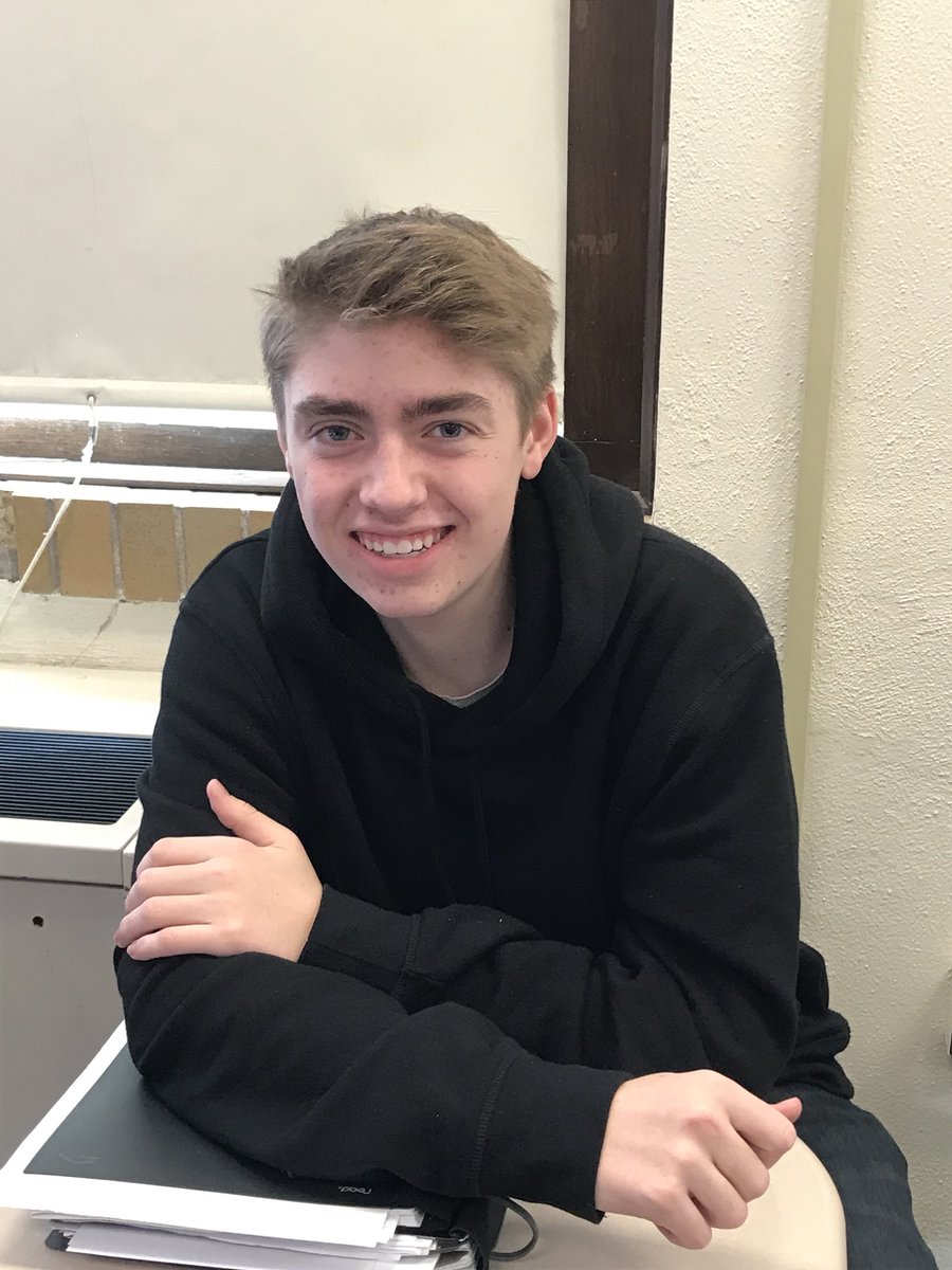 rihs_ambassador's tweet photo. The Student Ambassador of the week is Grant Florence!! Grant is a member of the debate team &amp; NHS! Grant is also French Club President!! :-) https://t.co/riO3iez50o