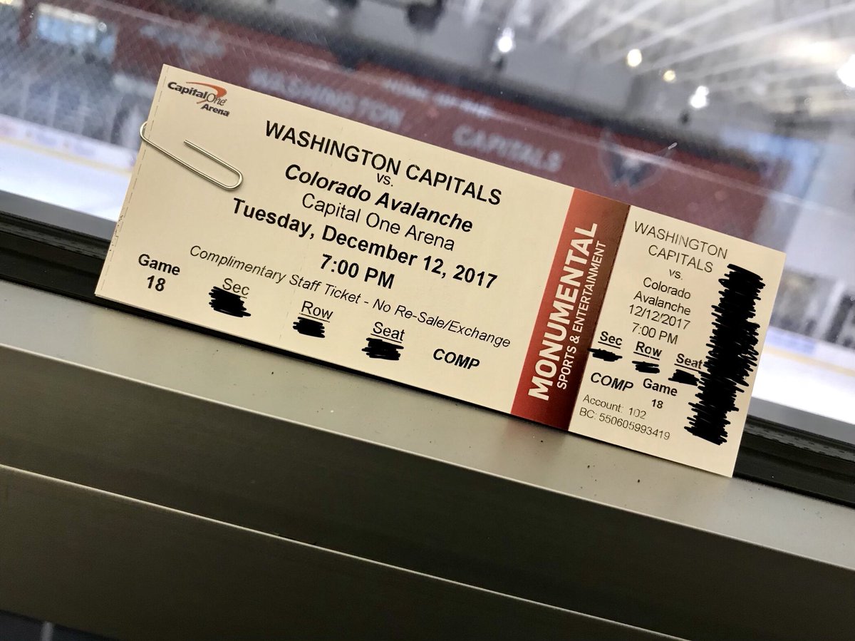 RT for a chance to win a pair of tix for tonight! #CapsAvs #ALLCAPS