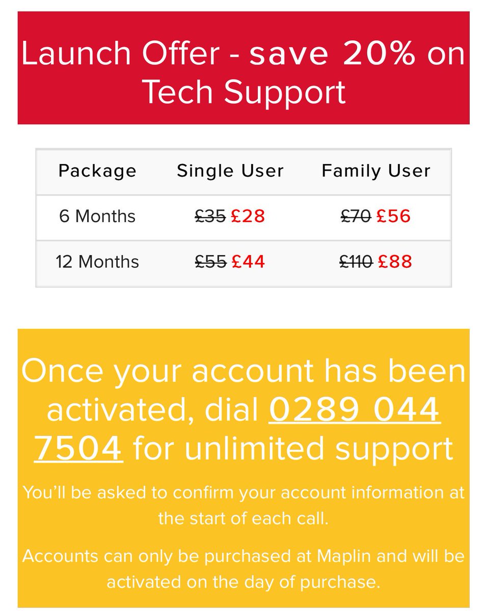 Maplin_MAN's tweet photo. We have services to help, with you in mind. Together, with the vast amount of tech support this covers, don’t be left bewildered by your latest tech. We are here to help. For more information, come in and see us @manchesterfort https://t.co/j1Bzo0tSXG