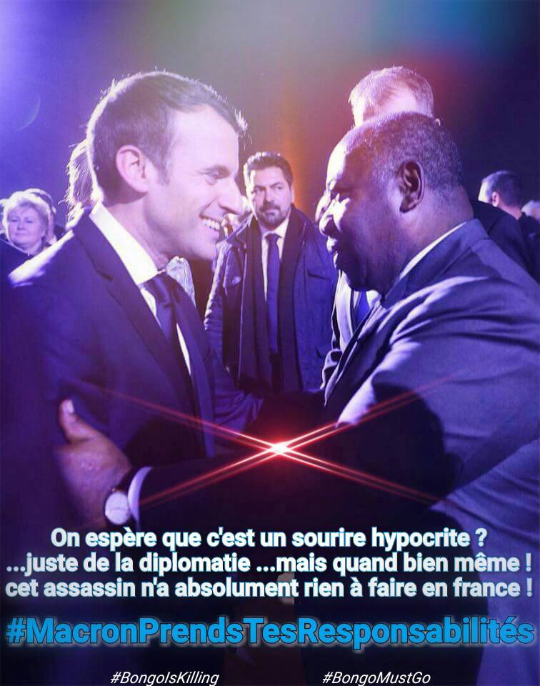Protestors from the diaspora have held demos outside the hotels in France where Ex #President #Bongo of #Gabon &amp;  Nguesso of #CongoBrazzaville are staying during this week's one planet summit.
#Gabonesediaspora also protested outside the #embassy, #airport &amp; lined the streets <a href="/SZ/">Süddeutsche Zeitung</a>