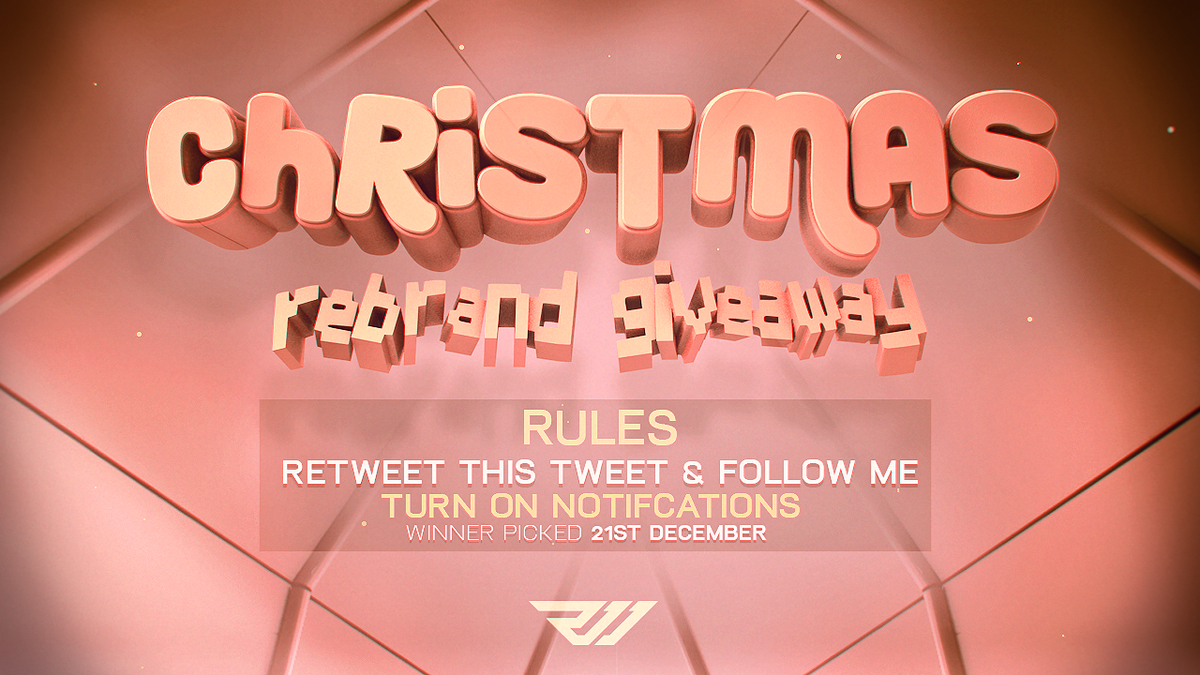 Renz_Ward's tweet photo. Christmas Rebrand giveaway! 💓
Ends - 21st December
RULES ARE BELOW https://t.co/H3UM4nKCdx