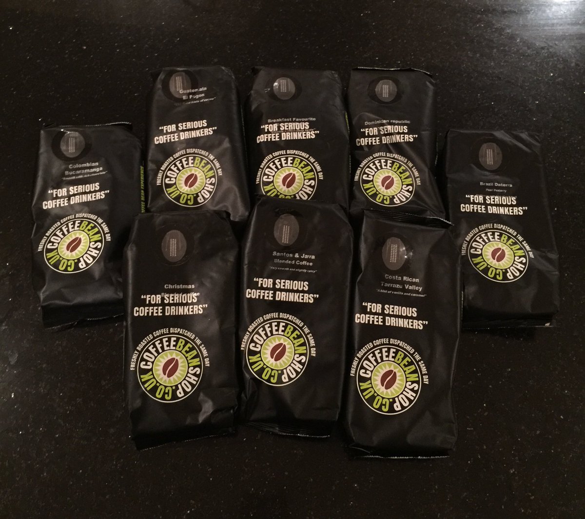 jamie_clark71's tweet photo. #HappyDays 🤪 Just received my first order of coffee from @CoffeeBeanShop 👌🏻Hopefully this is enough to see me through #christmas 🌲☃️❄️ https://t.co/c4xzN6TVv4