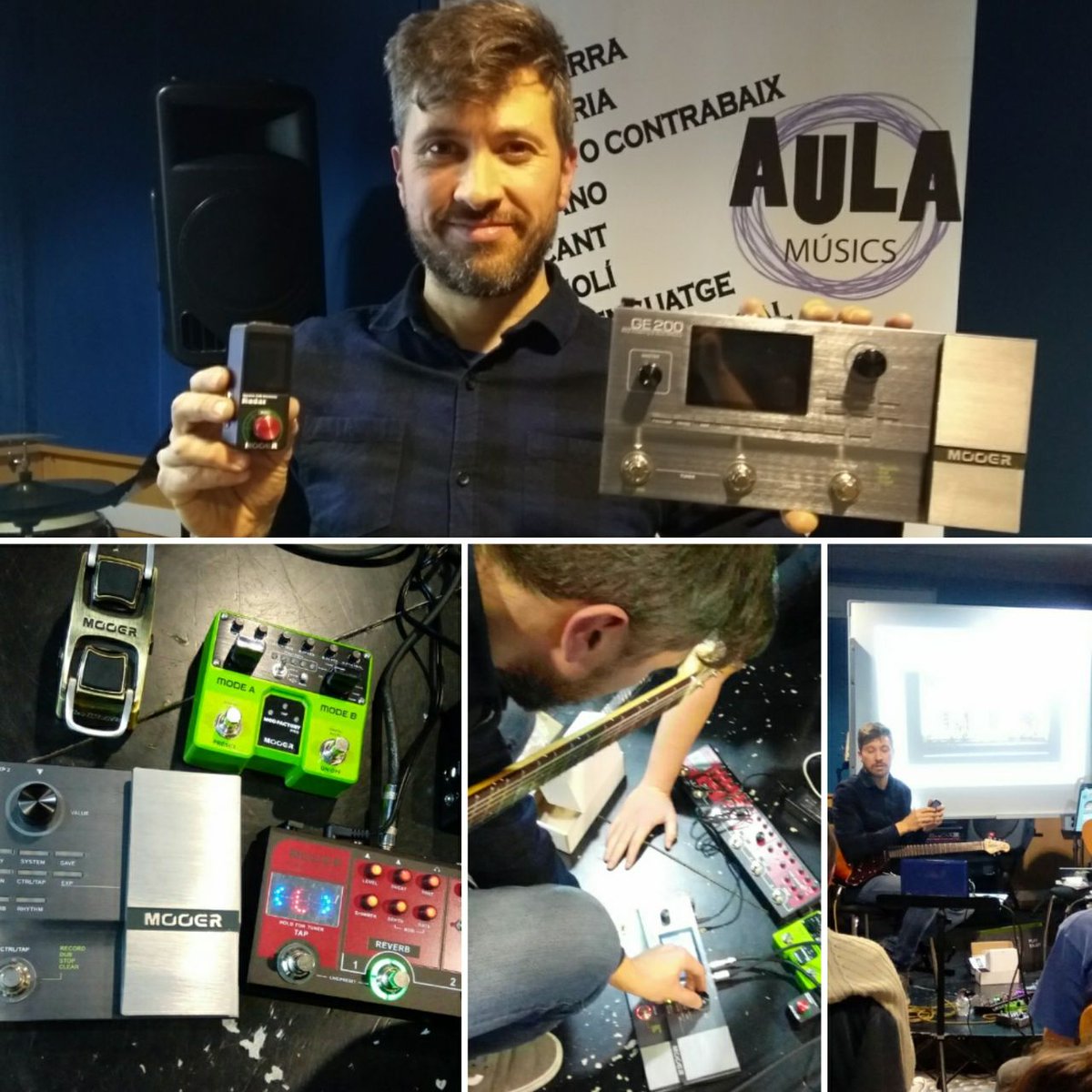 Ahir en <a href="/tonimena/">Toni Mena</a> juntament amb <a href="/suprovoxsl/">Suprovox Oficial</a> i <a href="/damusics/">damusics</a> ens van fer un clínic de pedals de guitarra de la marca <a href="/mooeraudio/">Mooer Audio</a> genial! 

Moltes gràcies a tots i a tots els assistents!