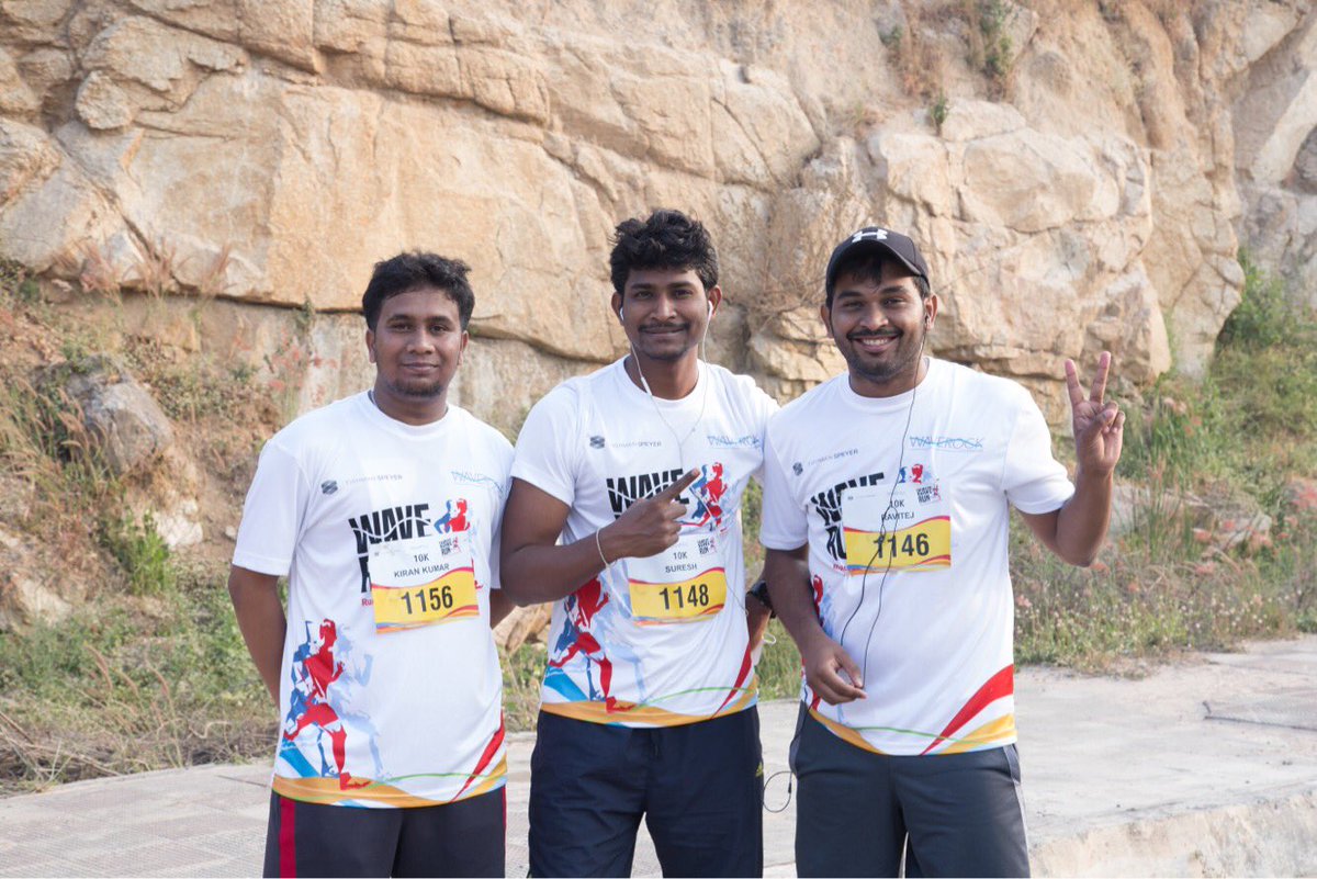 ravitejsahu's tweet photo. #Waverun #10k @sureshultimate https://t.co/4dbCDNsiOn