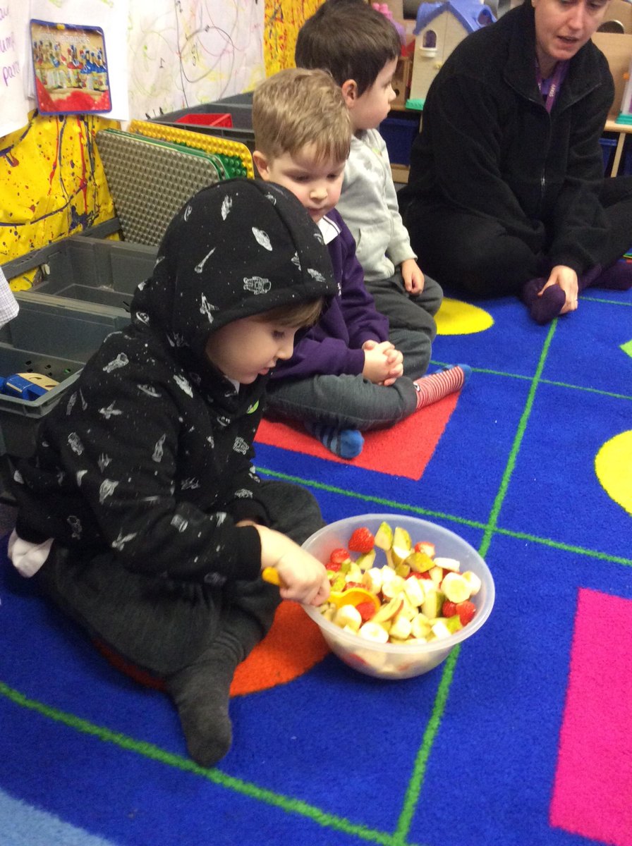 HazelLeysAcad's tweet photo. It's a 'Healthy Elf' day at #HazelLeysNursery We've been thinking about the food and drinks that are good for us and who in our community helps to keep us healthy. #TFChallenge. https://t.co/N7j0WOBg6s