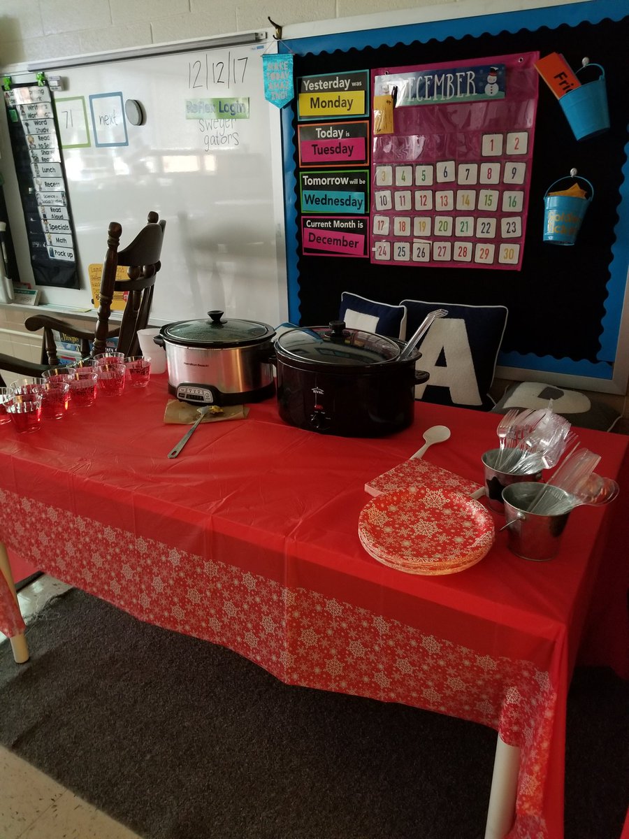1st Grade CLT/Holiday Party 
This is how we roll at Guilford. <a href="/GuilfordEle/">Guilford Elementary School</a> #gatorsdeserveit