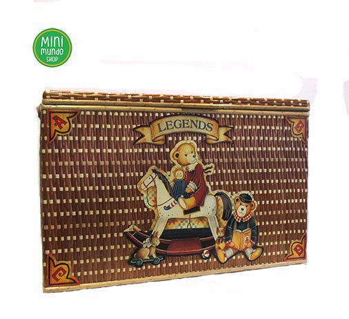 MiniMundoShop's tweet image. #Minimundoshop #Bebé Baúl mimbre Legends, para guardar los juguetes y juegos de los niños. Su precio 27.50 €