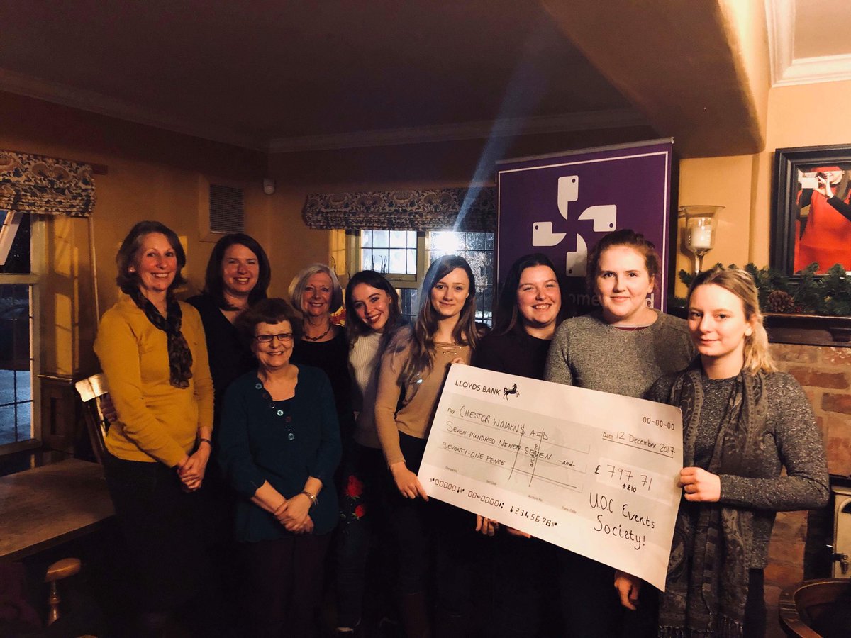 UoCEventsSoc's tweet photo. ❗️GRAND TOTAL REVEAL❗️
Thanks to your amazing support of the Winter Ball 2017 we raised ✨£807.71✨for @Chesterwomenaid !!
Thank you so so much, you've changed lives❣️
#mychesterstory #csusocieties #chesterwomensaid https://t.co/F6VnmmwIiR