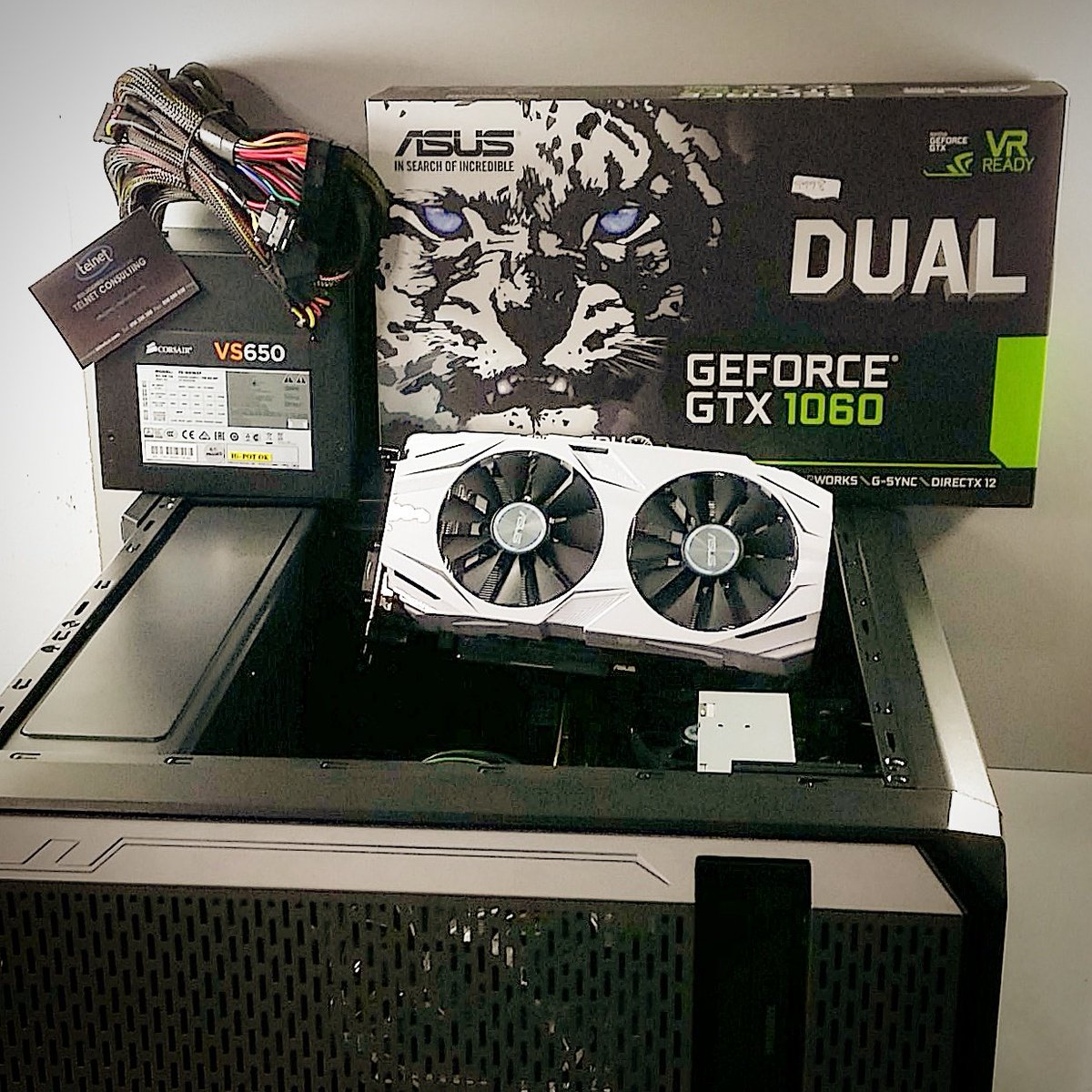 _telnet_'s tweet image. #PCUpgrade con VGA #GTX1060 actualizamos tu PC!!