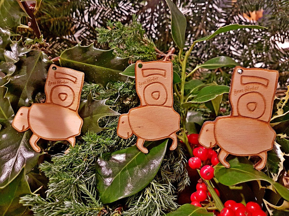 Beatherder's tweet photo. YES! IT'S THE FESTIVE GIVEAWAY:
@Beatherder have a sackful of these wooden sheep which you can hang from your tree!
To win one simply LIKE, RT &amp; FOLLOW
It really is that easy!
Winners will be picked at random at 3pm on Friday 15th December (watch out for the DM).
HERD EM UP. xxxx https://t.co/7n2uPT3pgM